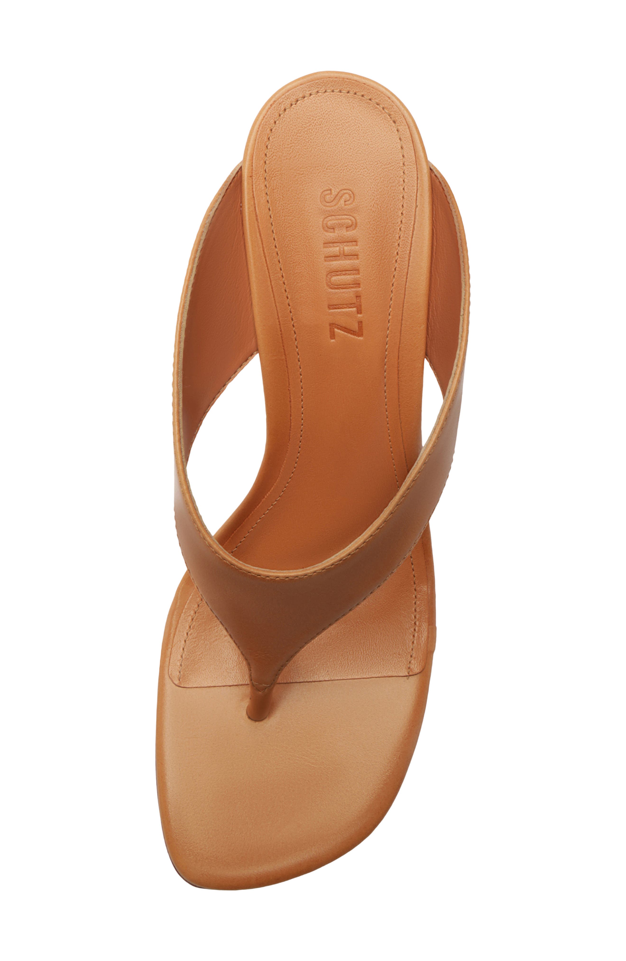Schutz Maya Wedge Sandal, Alternate, color, Earth Clay