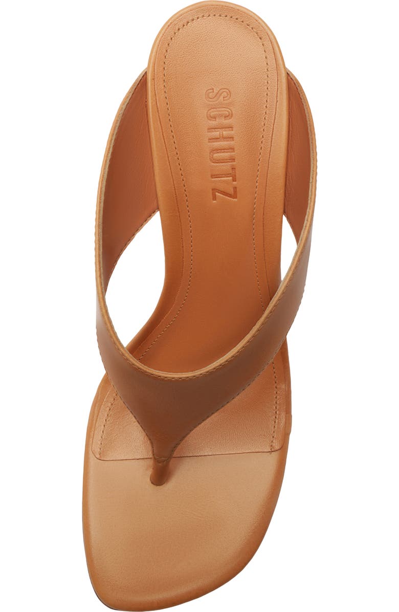 Schutz Maya Wedge Sandal, Alternate, color, Earth Clay