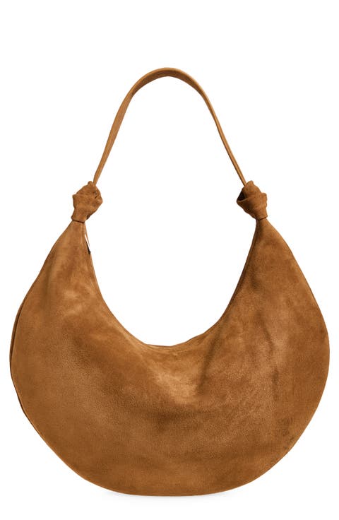 Rhea Suede Hobo Bag