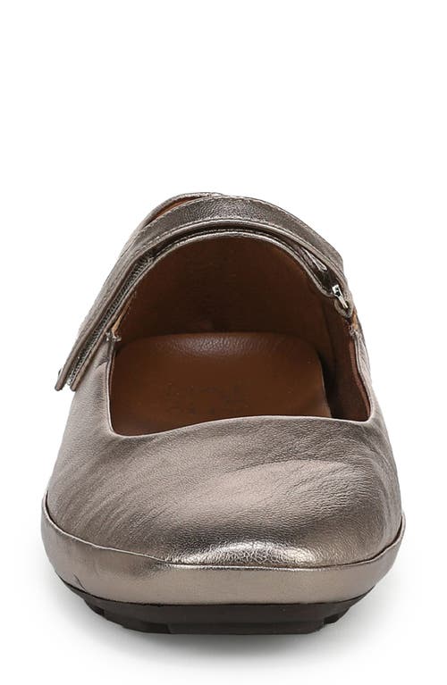 Shop Naturalizer Behold Mary Jane Flat In Warm Silver