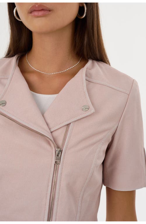 Lamarque Kirsi | Cropped Biker Jacket In Gray