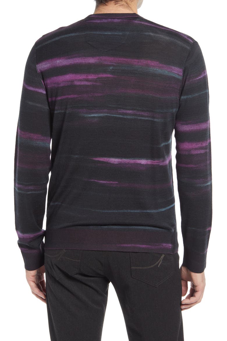 Men's Vividstroke Crewneck Wool Sweater, Alternate, color, MULTI