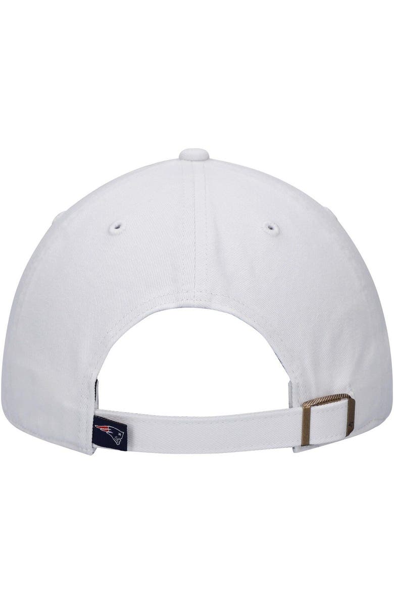 '47 Men's '47 White New England Patriots Clean Up Adjustable Hat, Alternate, color, White