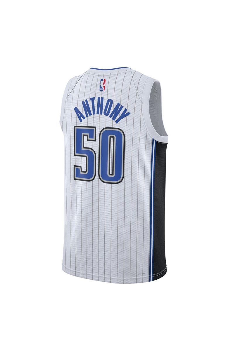 Nike Unisex Nike Cole Anthony White Orlando Magic Swingman Jersey - Association Edition, Alternate, color,