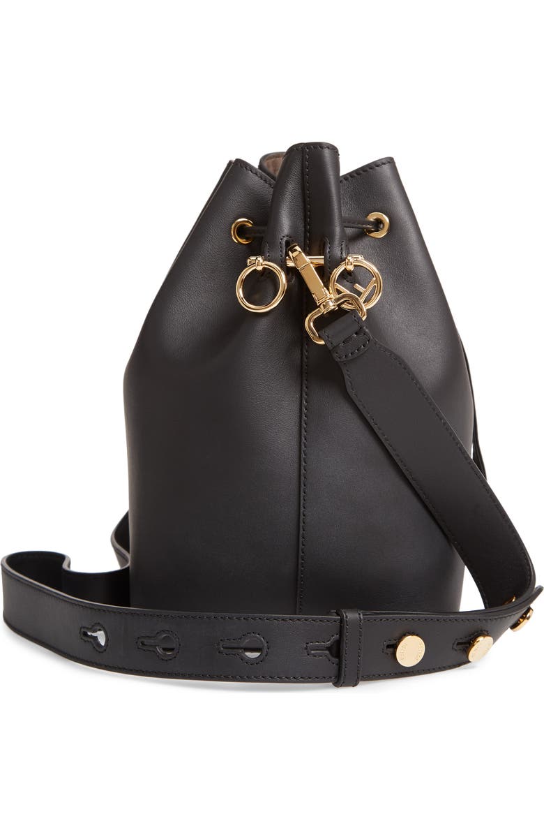 Fendi Mon Tresor Logo Bucket Bag, Alternate, color,