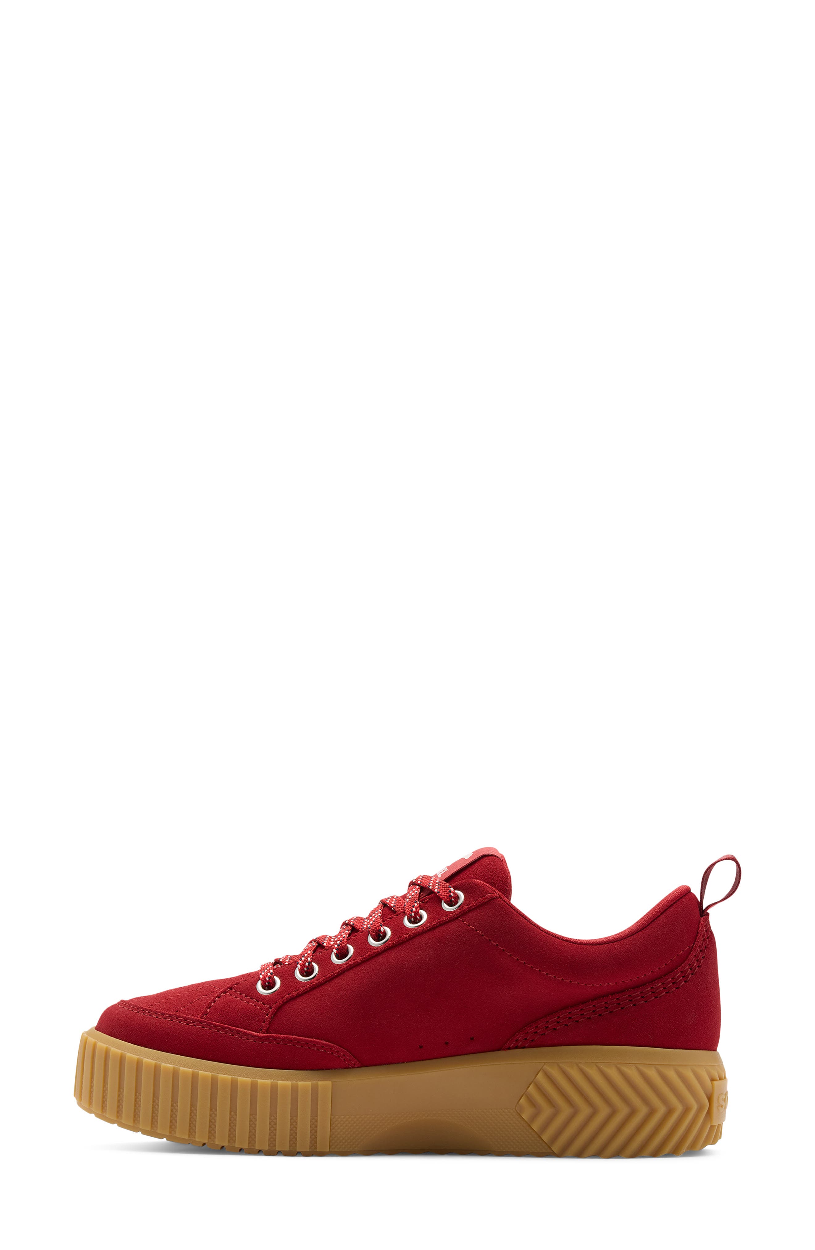 Ona Ave Waterproof Low Top Sneaker, Alternate, color, RED DAHLIA/ GUM 17