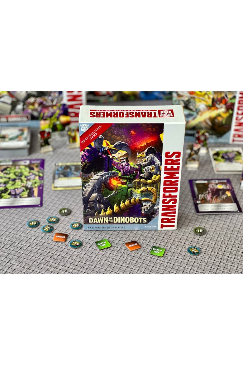 Transformers Deckbuilding Game Dawn Of The Dinobots Expansion, Alternate, color, Multicolored