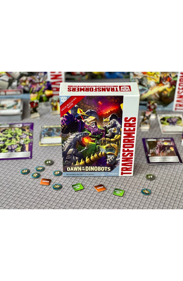 Renegade Game Studios Transformers Deckbuilding Game Dawn Of The Dinobots Expansion, Alternate, color,