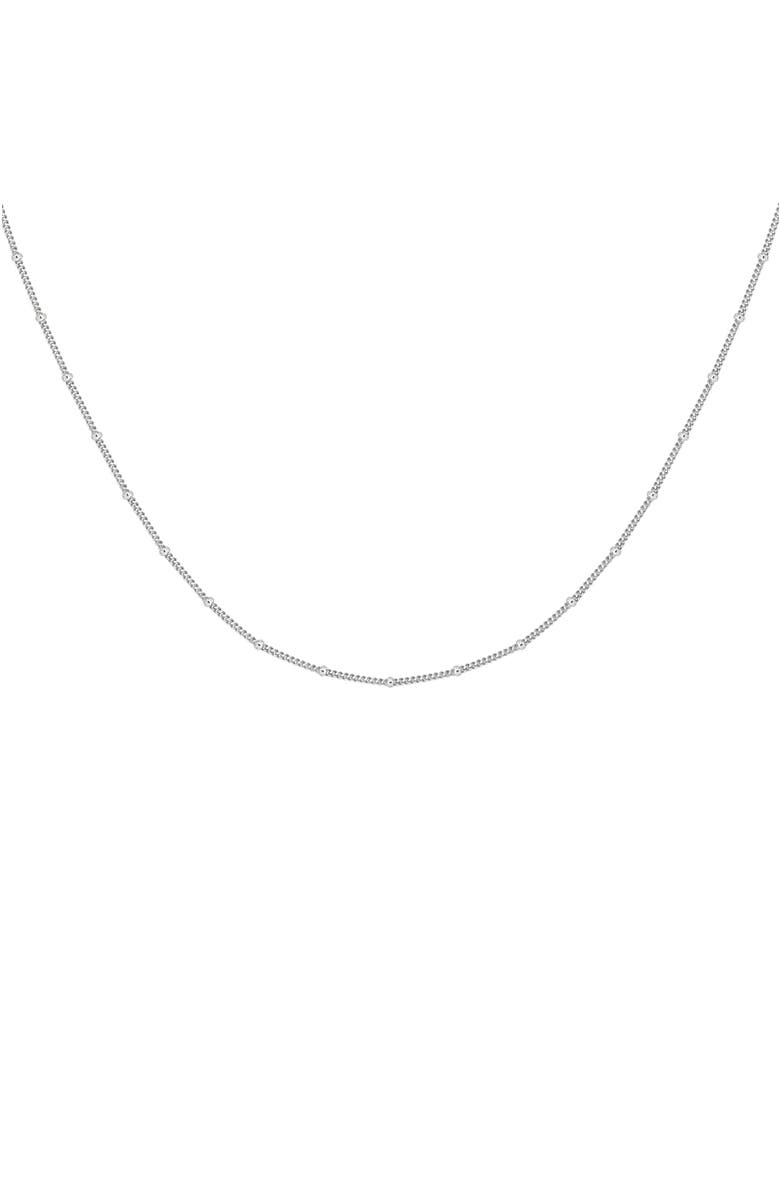 Karma and Luck Spiritual Connection - Diamond Cut Silver Necklace, Main, color,