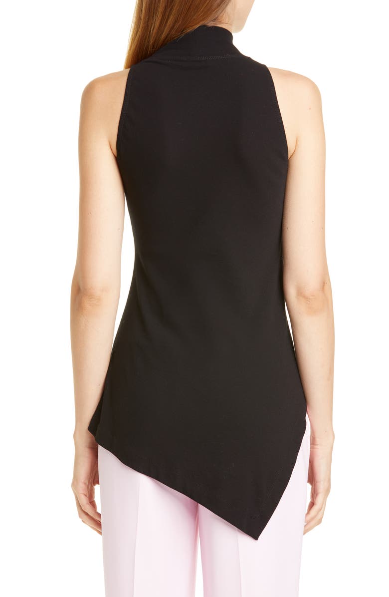 Rosetta Getty Asymmetrical Jersey Top, Alternate, color,
