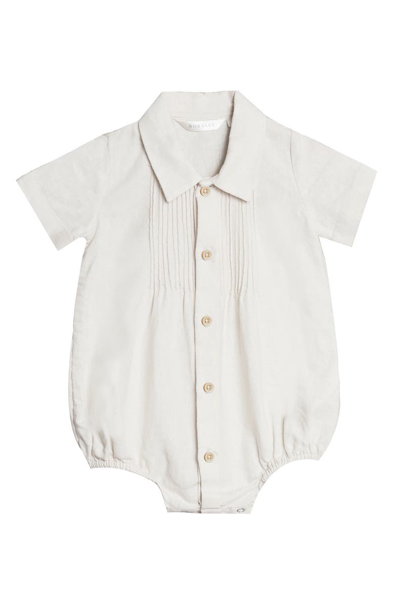 NORALEE Henry Linen Blend Romper, Main, color, 