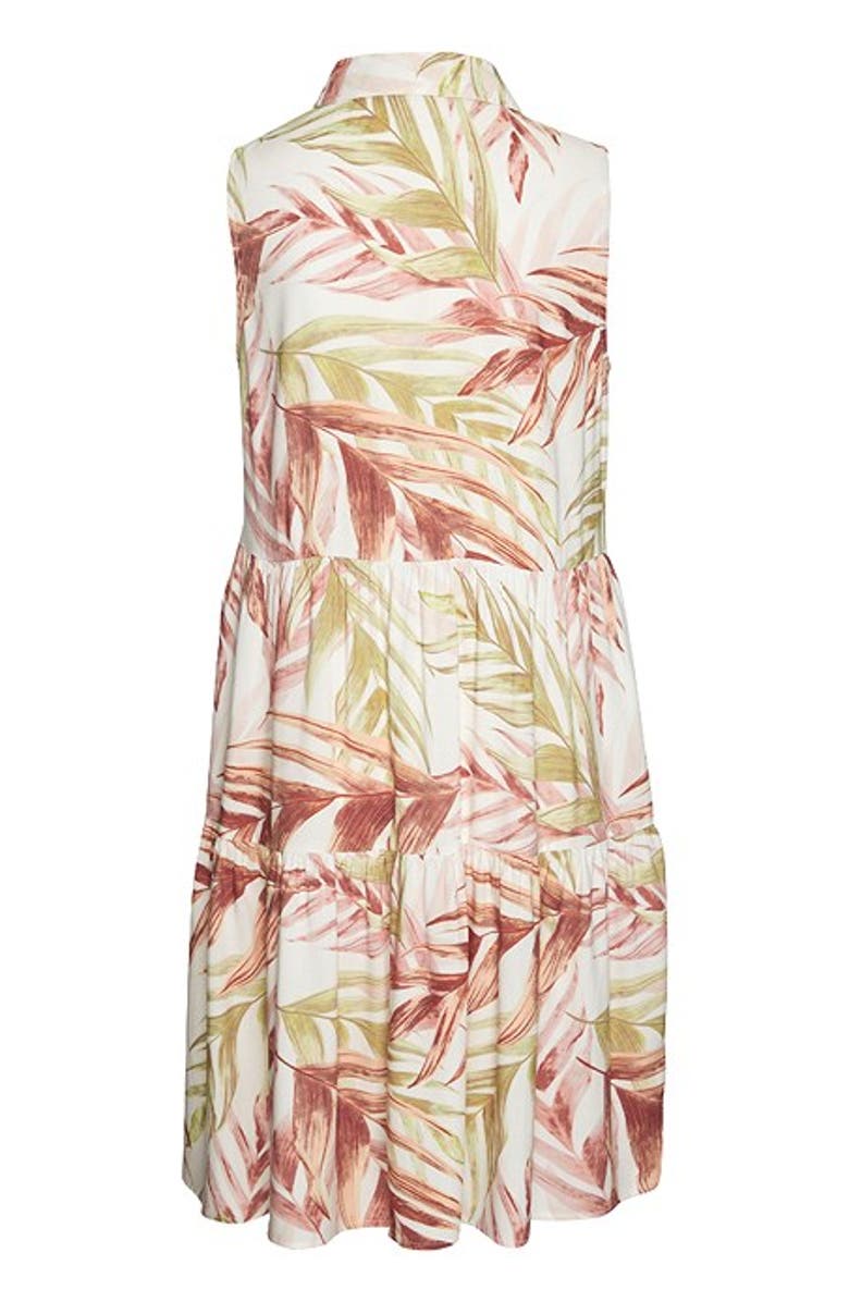 LASCANA Women's Button Down Shirt Dress, Alternate, color, Beige Orange