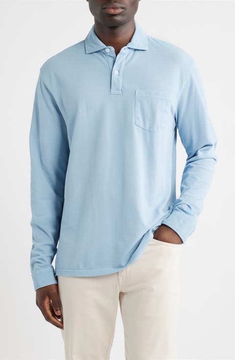 Everyday Piqué Long Sleeve Pocket Polo
