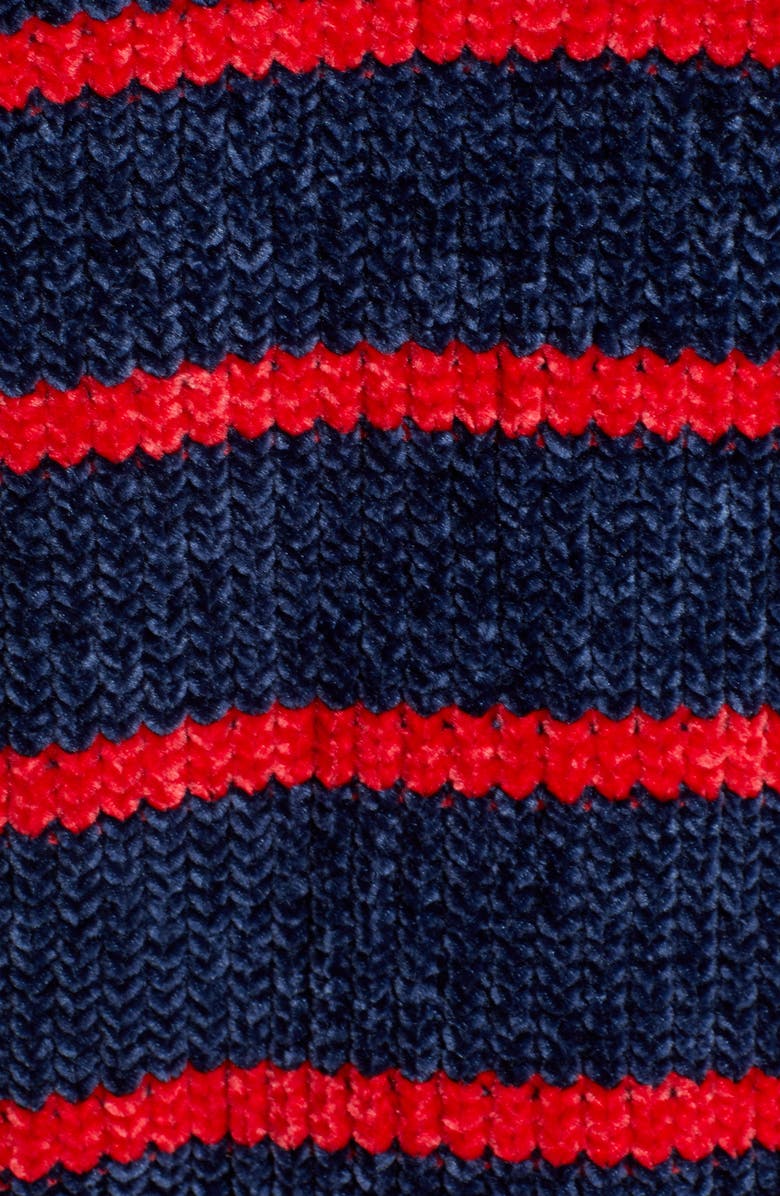 &.Layered Stripe V-Neck Sweater, Alternate, color, Navy/ Red