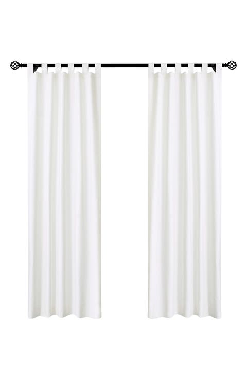 Set of 2 Cotton Curtain Panels