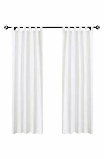 Set of 2 Cotton Curtain Panels