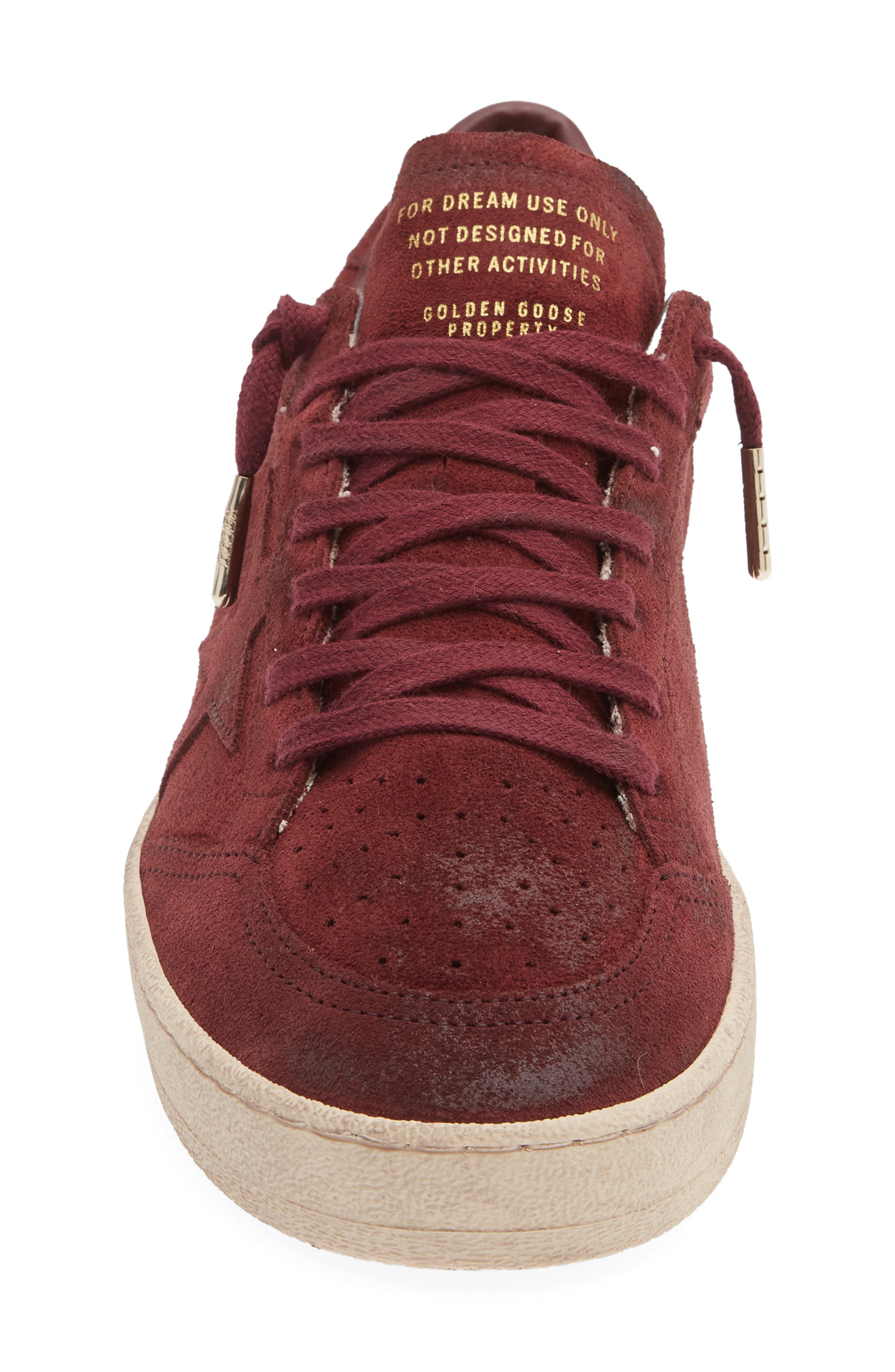 Ball Star Sneaker, Alternate, color, BURGUNDY