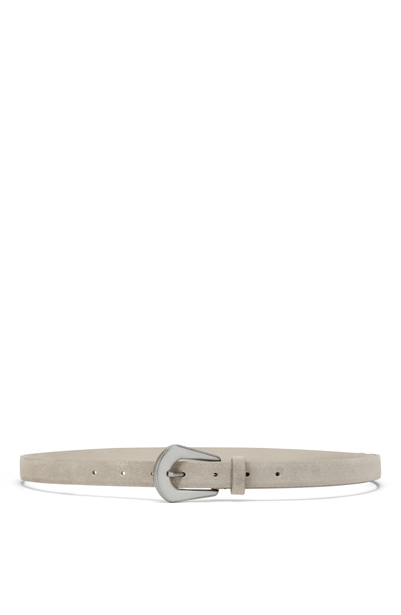 Brunello Cucinelli Suede calfskin belt, Main, color, 
