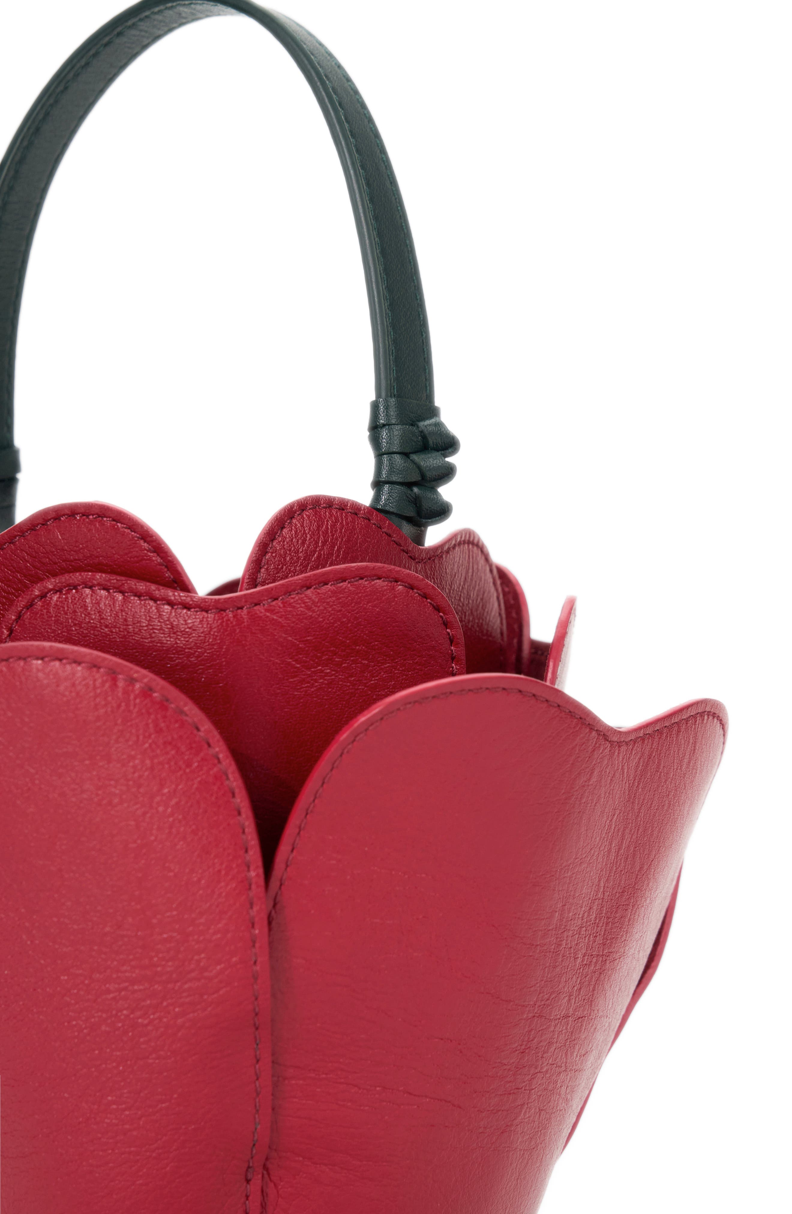 STAUD Juliet Leather Bucket Bag, Alternate, color, 