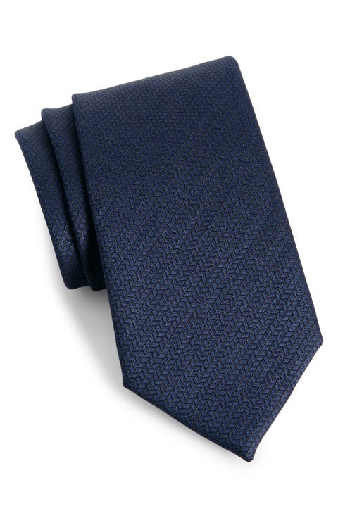 Geometric Silk Tie