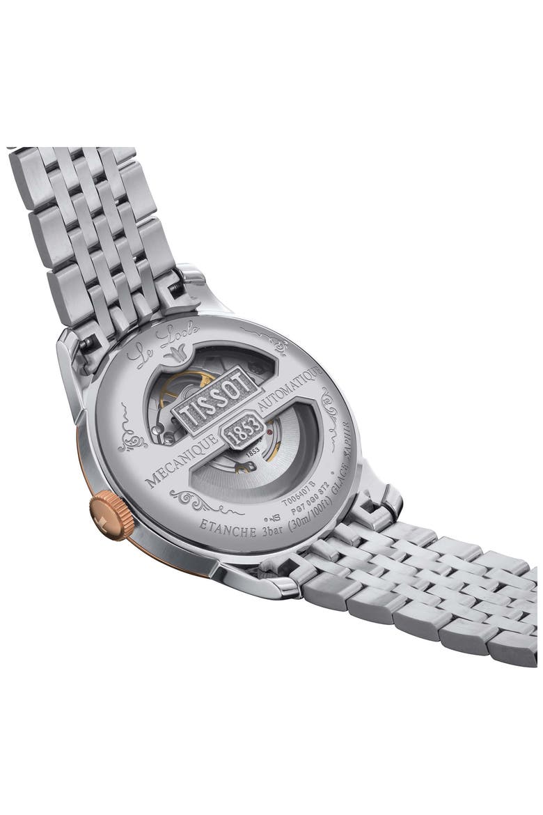 Le Locle Powermatic 80 Bracelet Watch, 39mm, Alternate, color, GREY