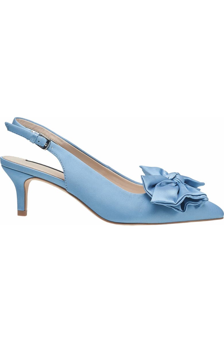 French Connection Croatia Slingback Kitten Heel, Alternate, color, Denim