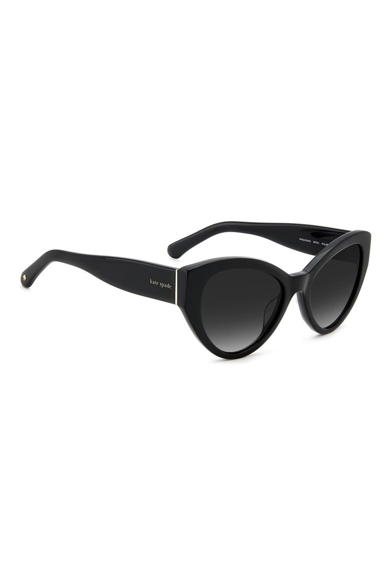 paisleigh 55mm gradient cat eye sunglasses, Alternate, color, BLACK/ GRAY POLAR