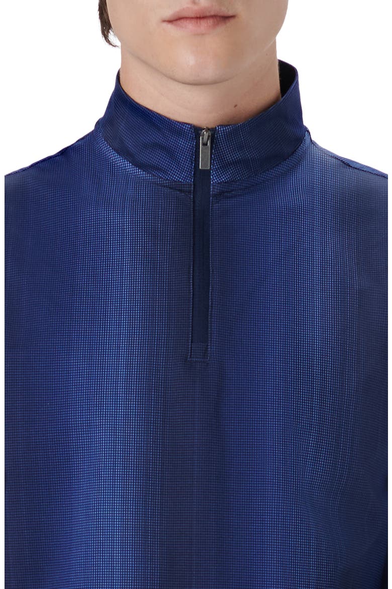 OoohCotton® Quarter Zip Pullover, Alternate, color, MIDNIGHT