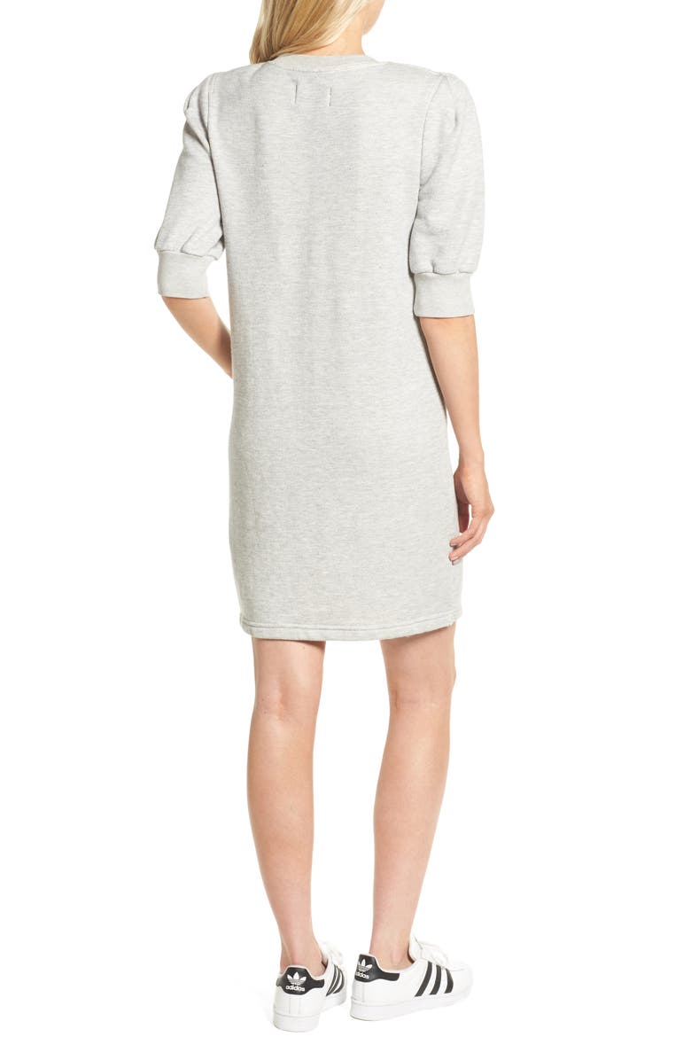 Current/Elliott The Pleat Sweatshirt Dress, Alternate, color, 