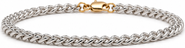 Bowood Lane Quinn Sterling Silver Curb Chain Bracelet