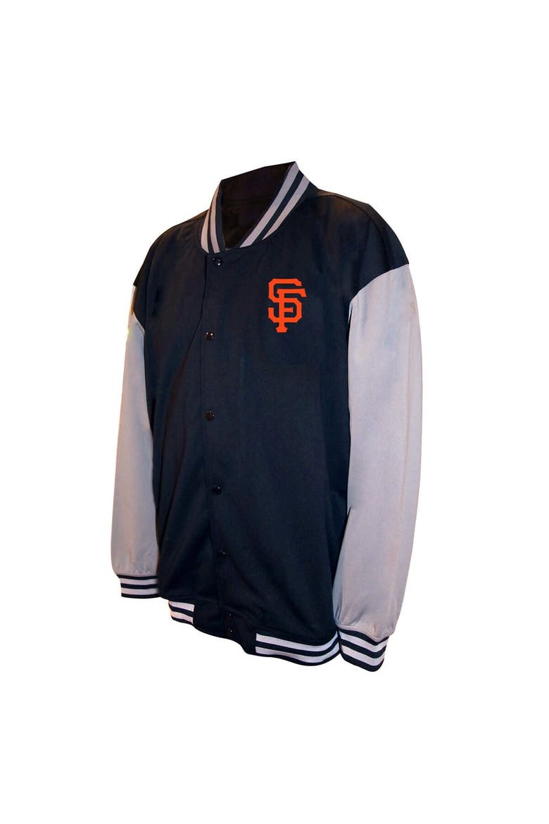 Men's Profile  Black San Francisco Giants Full-Snap Varsity Jacket, Alternate, color, Black