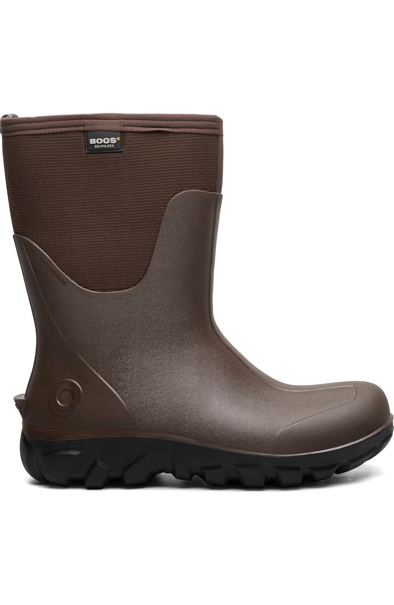 Bogs Classic Seamless Mid Waterproof Boot, Alternate, color, Brown