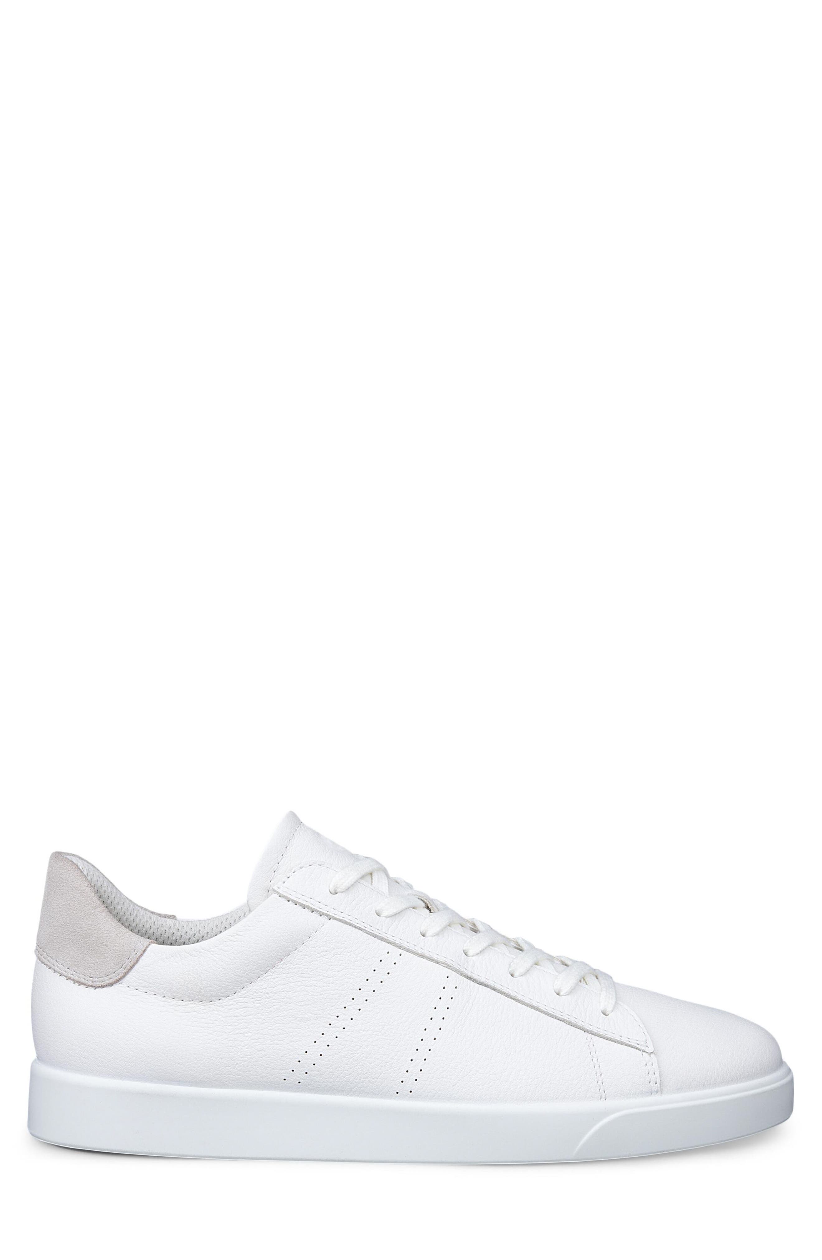 Street Lite Leather Sneaker, Alternate, color, WHITE/ GRAVEL