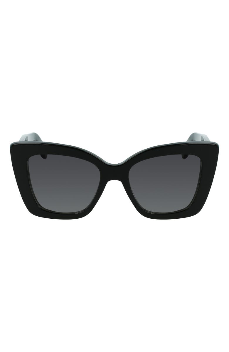 FERRAGAMO Gancini 52mm Sunglasses, Main, color, 