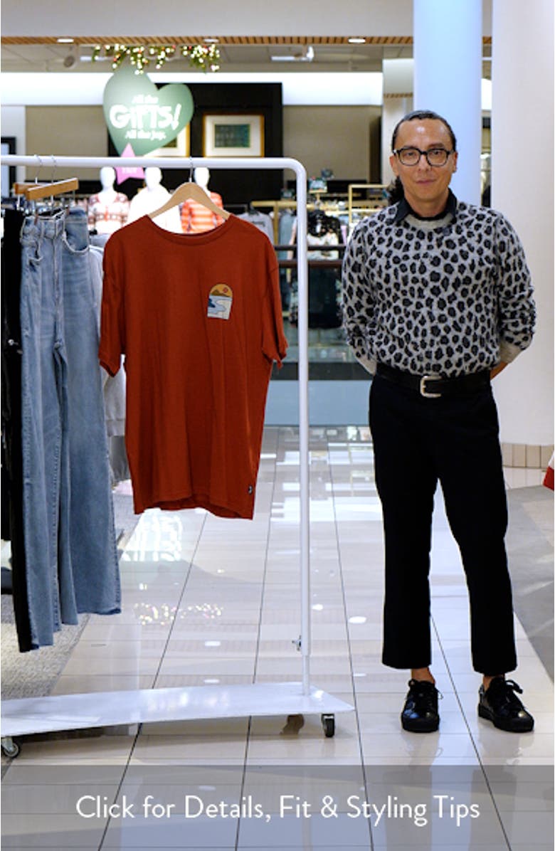 Sundown Adventure Division Organic Cotton Graphic T-Shirt, sales video thumbnail