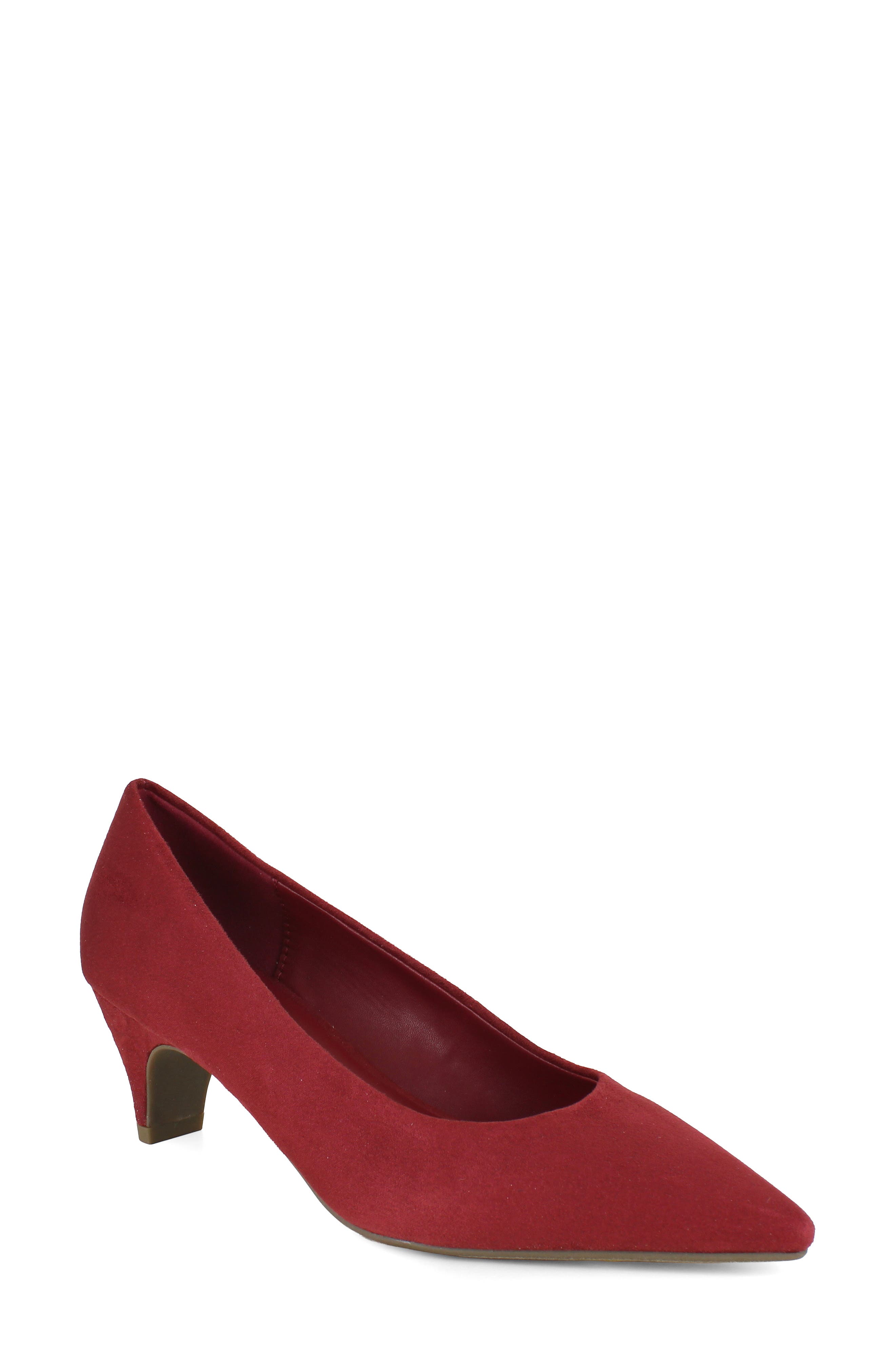 Marist Faux Leather Pump