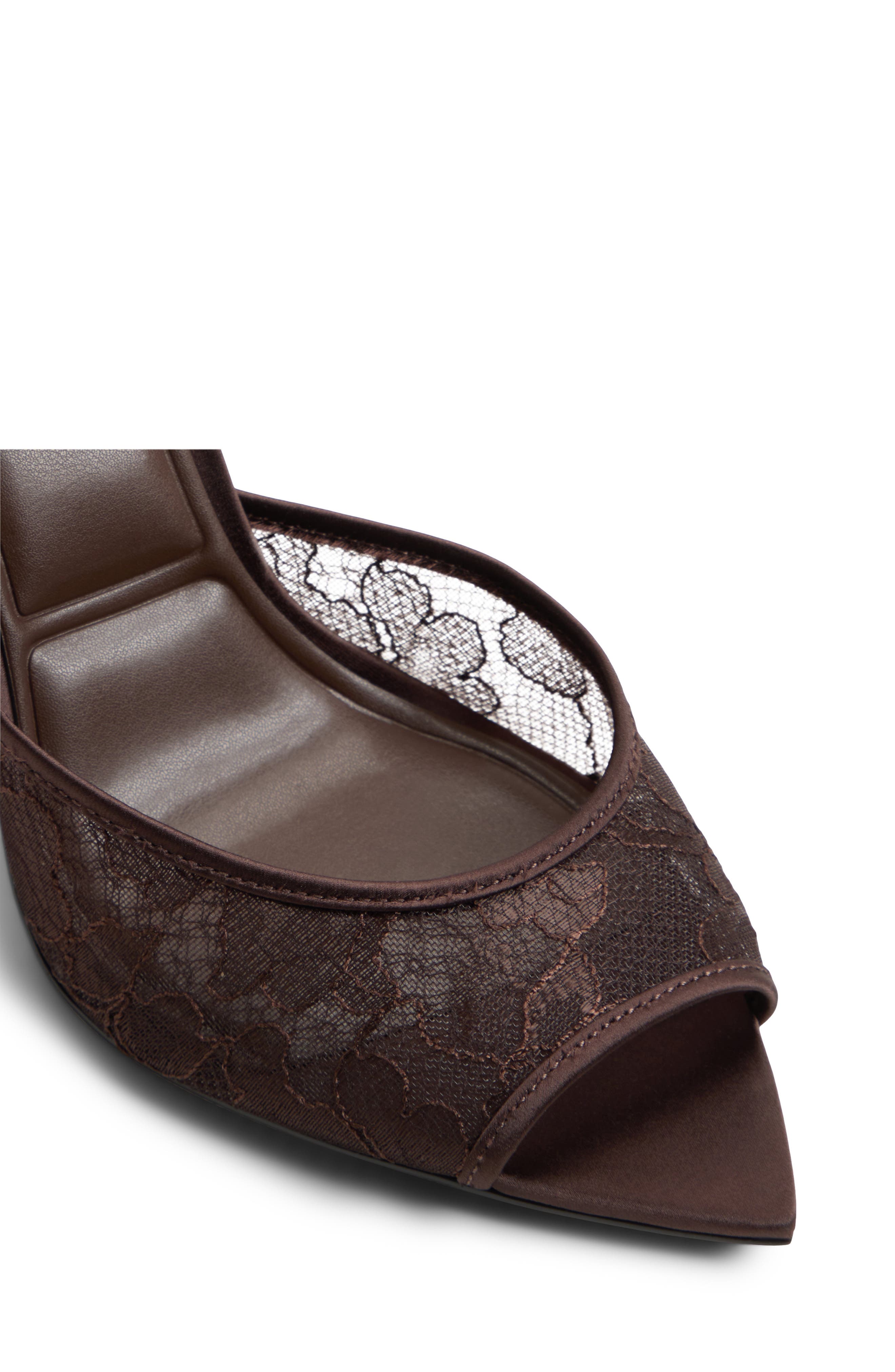 Belen Lace Sandal, Alternate, color, BROWN/ MULTI