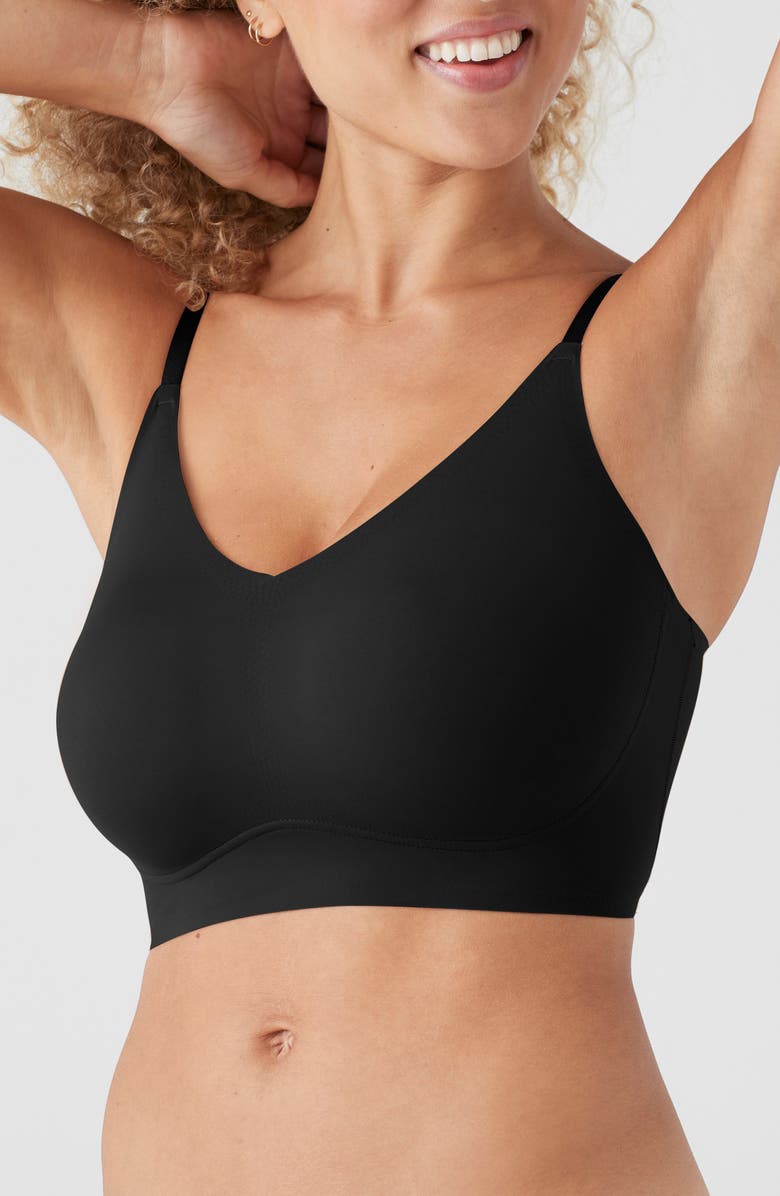 True & Co True Body Lift Full Cup Triangle Bra, Alternate, color, Black