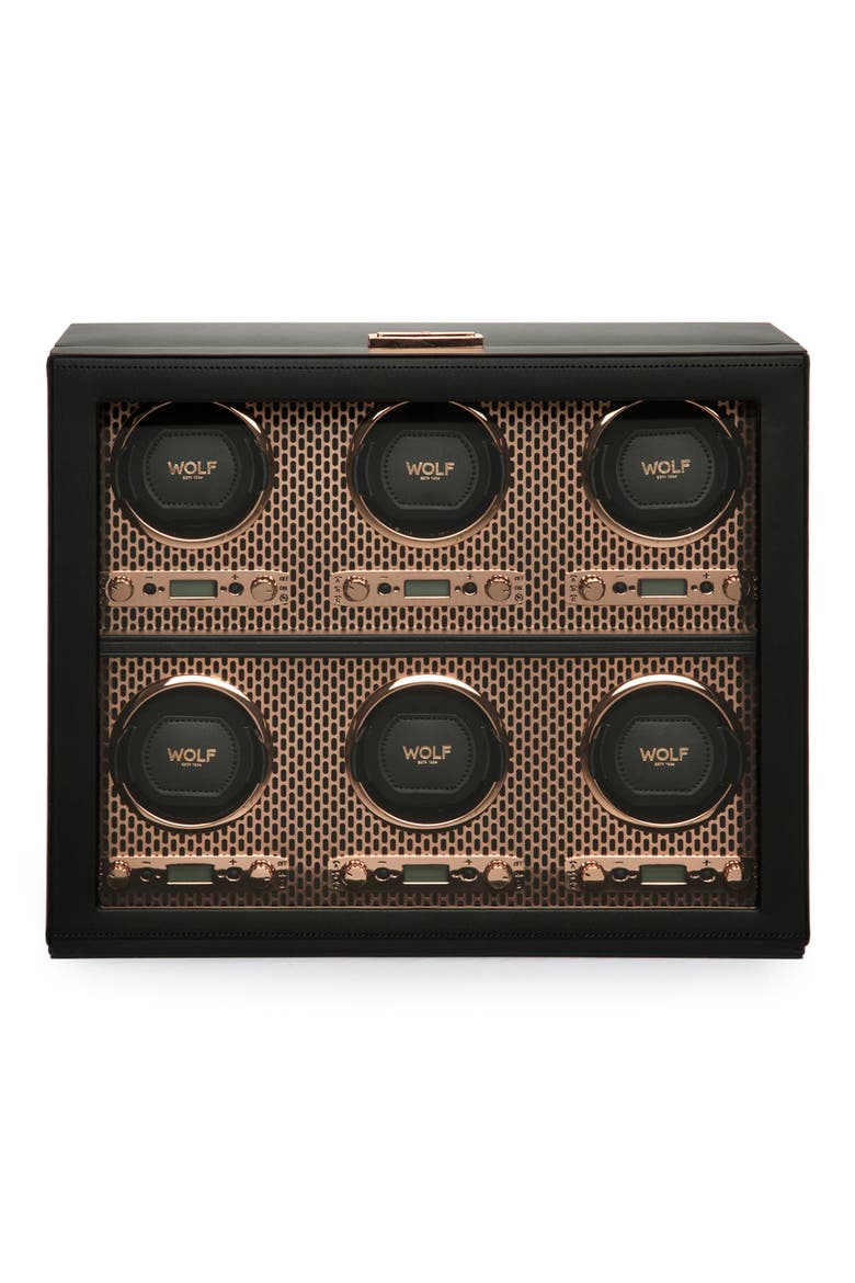 Axis 6 Piece Watch Winder, Alternate, color, COPPER