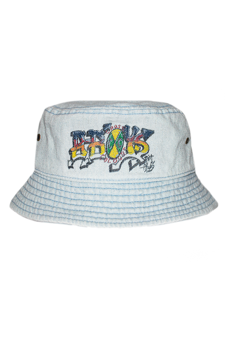 BBOYZ Denim Bucket Hat, Main, color, Ice Blue