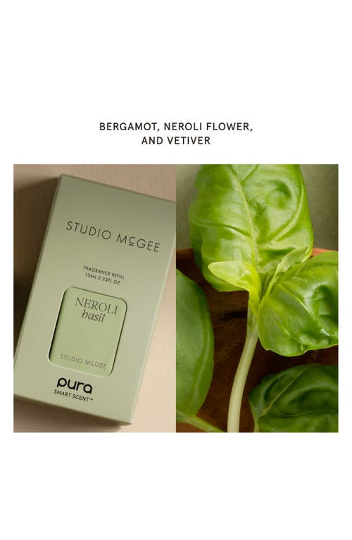 Pura X Studio Mcgee French Linen 2-pack Diffuser Fragrance Refills In Neroli Basil