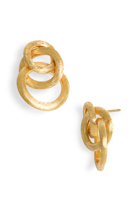 Jaipur Gold 18K Yellow Gold Linked Earrings