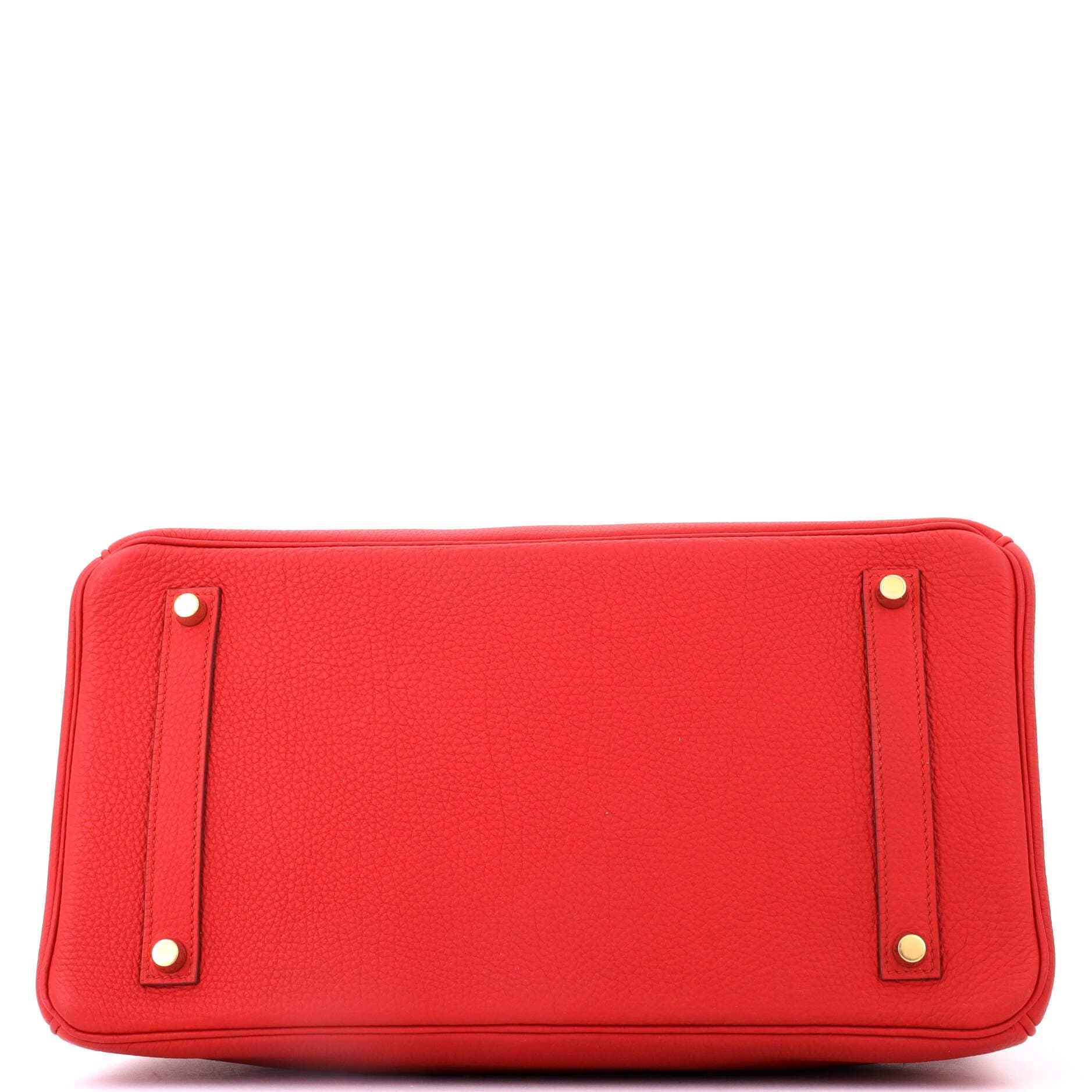 Birkin Handbag Red Togo with Gold Hardware 35, Alternate, color, Red