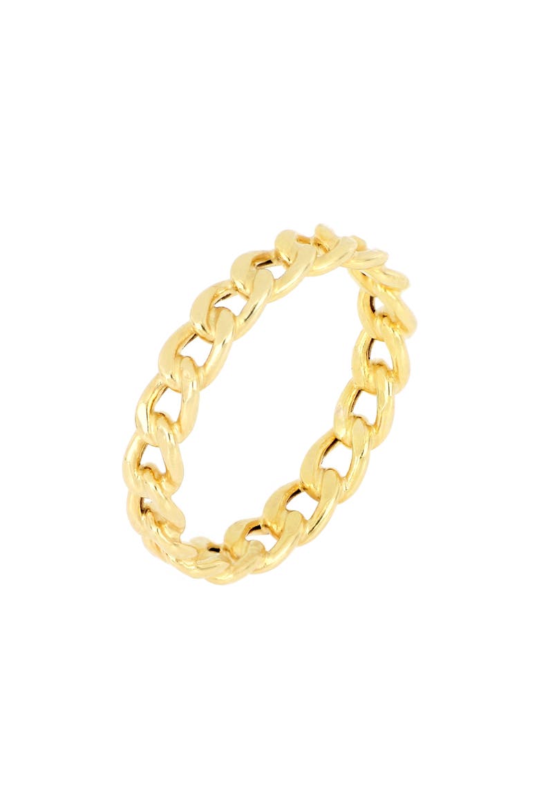 14K Gold Link Band Ring (Nordstrom Exclusive), Main, color, 14K YELLOW GOLD