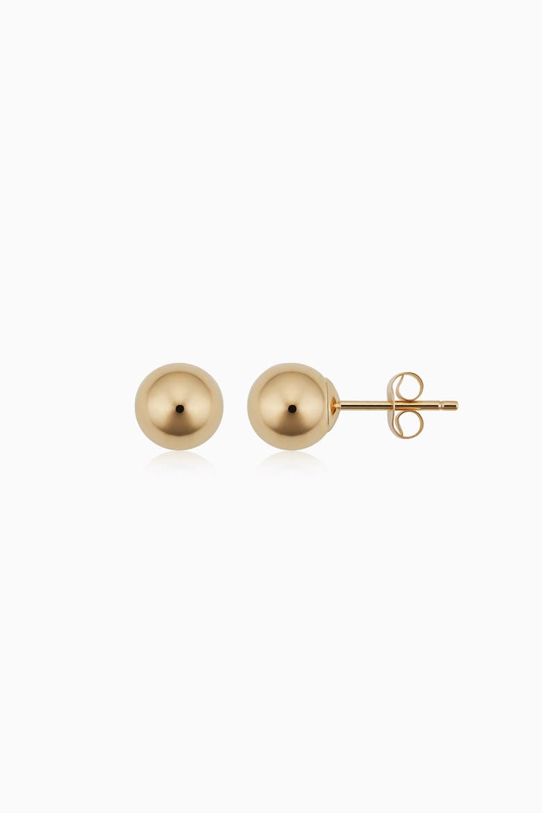 14K Yellow Gold Have A Ball Stud Earrings, Alternate, color, Yellow Gold