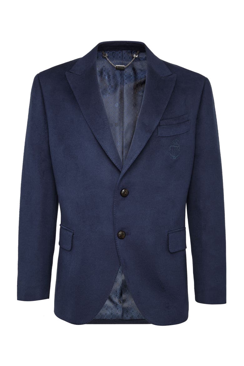 Blazer Crest Men, Main, color, middleblue