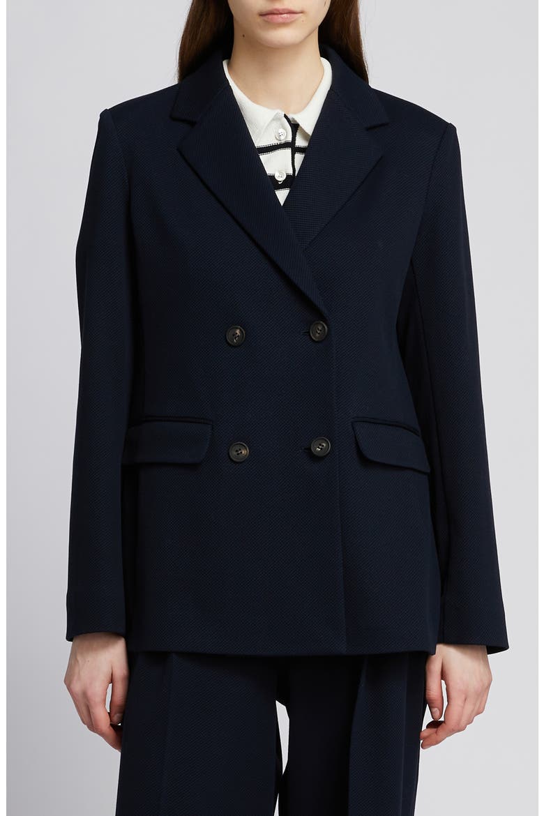Rotondo Double Breasted Jersey Jacket, Main, color, ULTRAMARINE