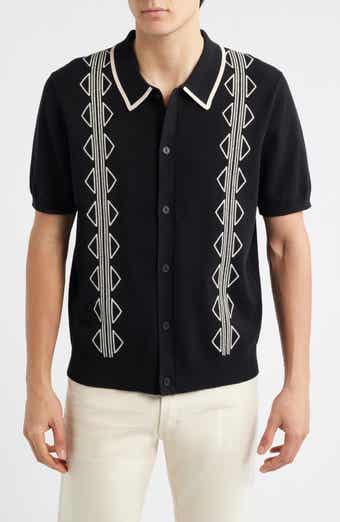 Tellaro Short Sleeve Retro Embroidered Shirt