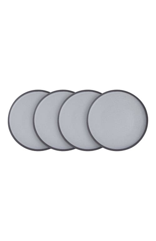 Stone Lain Tina Stoneware 4-piece Dinner Plate In Blue