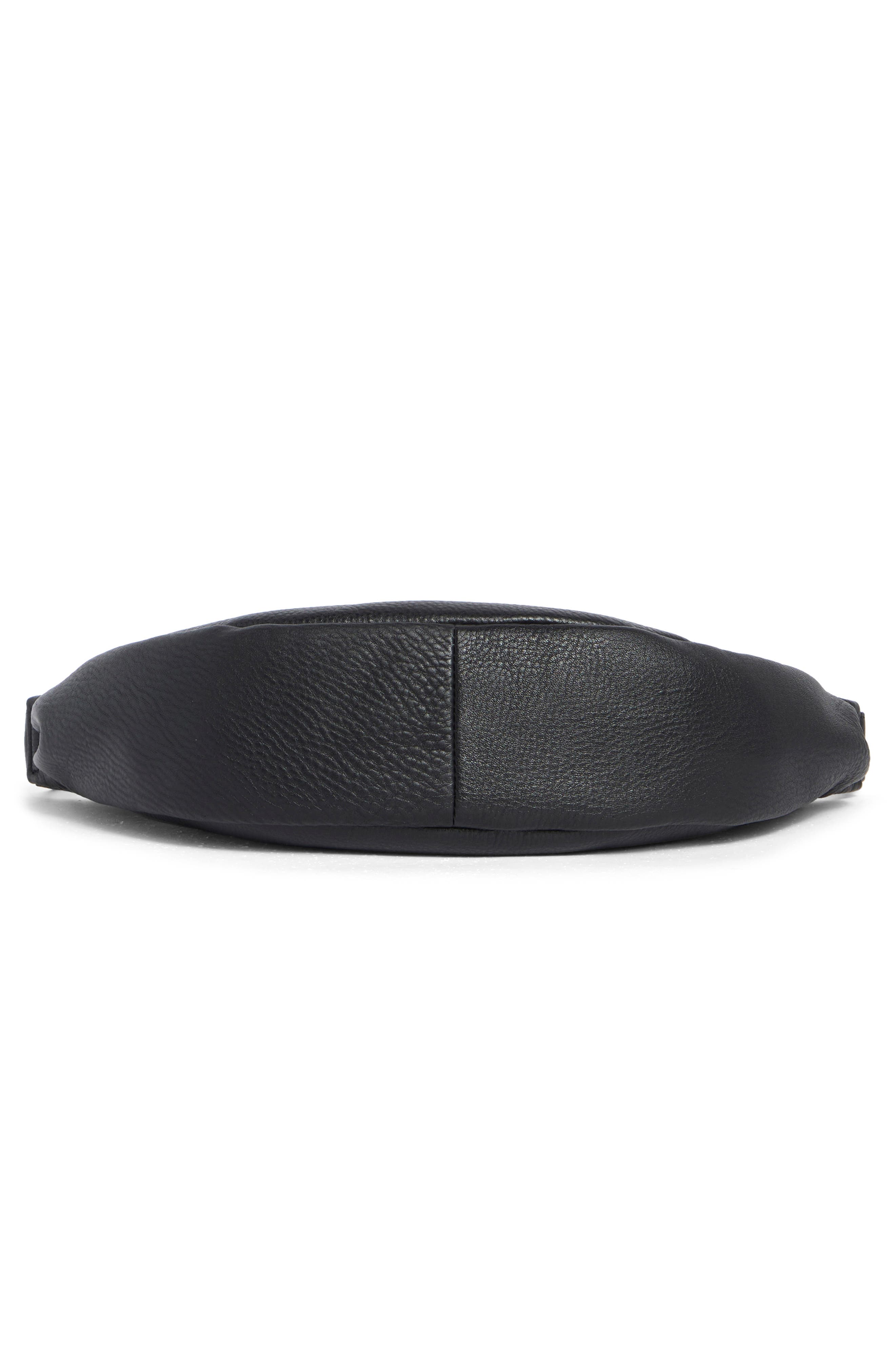 Knox Sling Leather Crossbody Bag, Alternate, color, BLACK